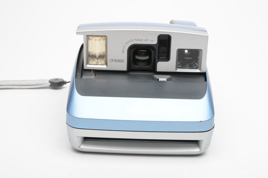 Polaroid One 600 Instant camera (Blue) Nice & Clean