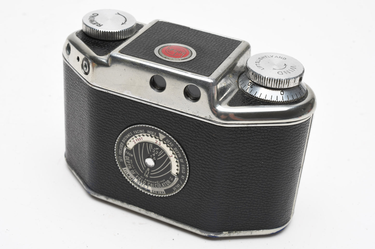 Bolsey Model B2 35mm camera w/44mm f3.2 lens, case, for Parts/Repair