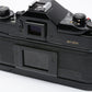 Canon A-1 35mm SLR w/50mm F1.8 S.C. lens, new seals