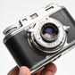 Bolsey Model B2 35mm camera w/44mm f3.2 lens, case, for Parts/Repair