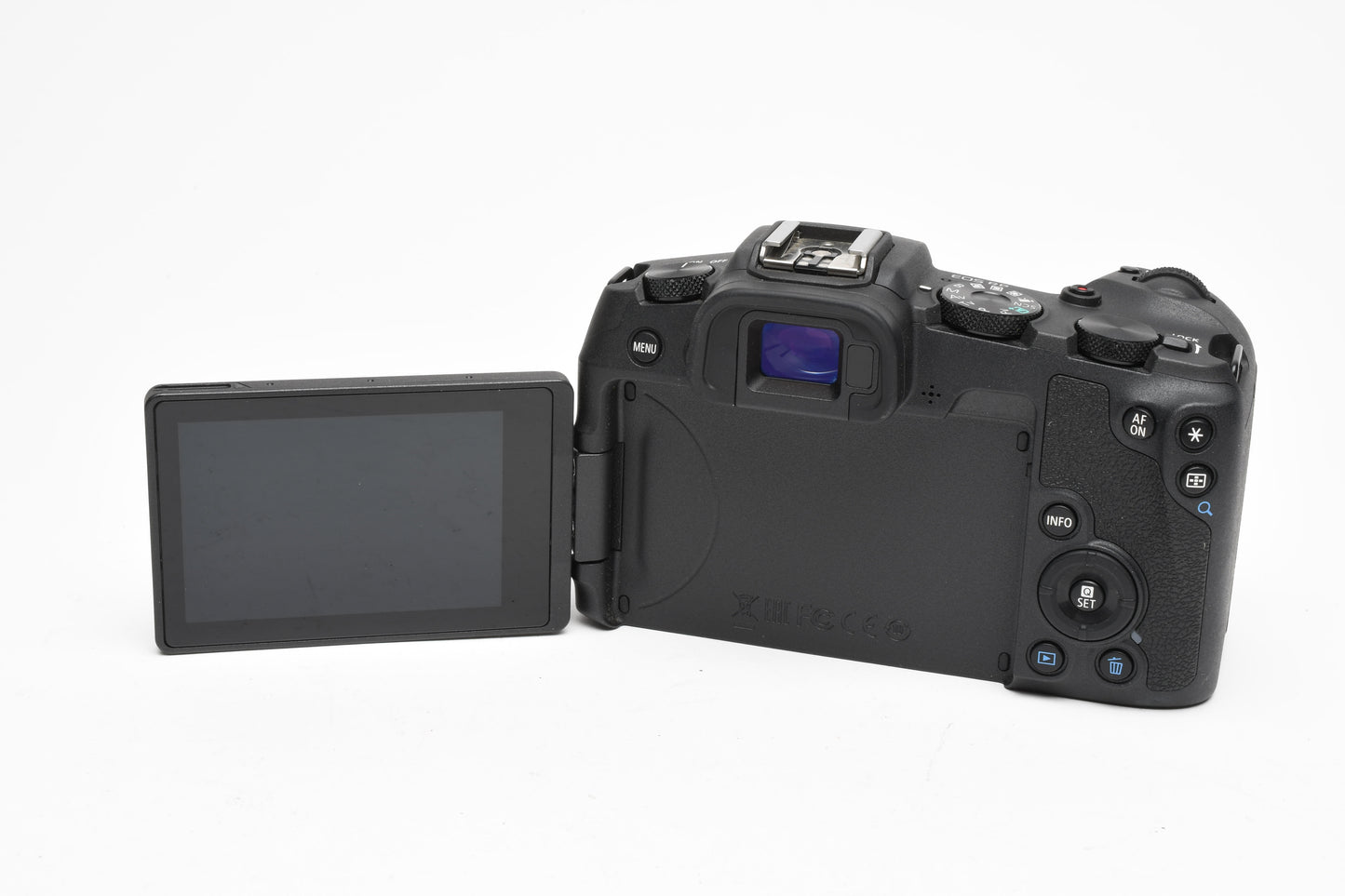 Canon EOS RP Mirrorless body, 2X batts, Dual charger, strap, ≤2000K Acts, Mint-