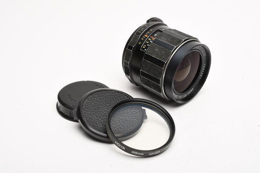 Pentax SMC Takumar 35mm f2 MF Lens for M42 Screw Mount, Caps+UV