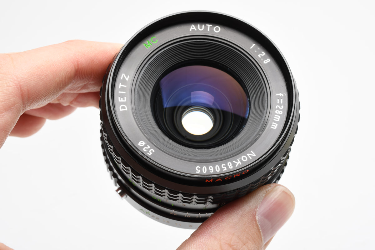 Deitz 28mm F2.8 Wide Angle Macro Lens, Pouch, PK Mount, Great!