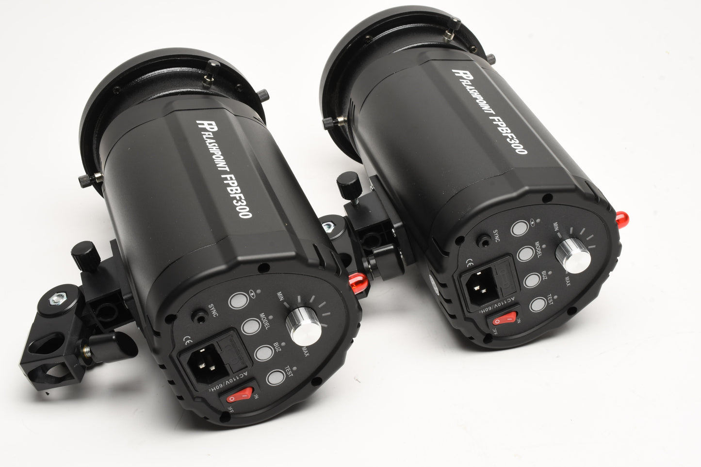 2X Flashpoint Budget Studio Monolight Flash, 300 Watt Seconds FPLFBF300