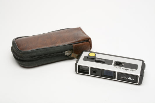 Minolta Pocket Autopak 200 110 Camera in case, works