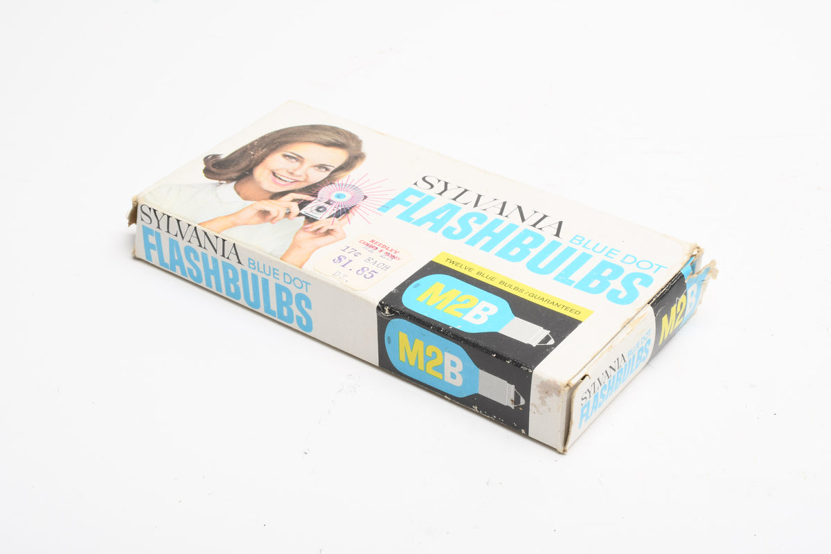 Pack of 11 Sylvania M2B Blue Flashbulbs - New in Box