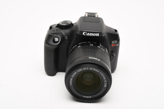 Canon Rebel T6 18MP DSLR w/18-55mm f3.5-5.6 IS STM, 9378 Acts, Nice