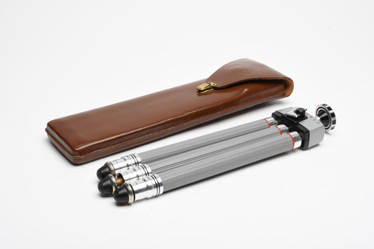 Bilora Biloret 2017 Travel Tripod with Leather Case Made in Germany, Great!