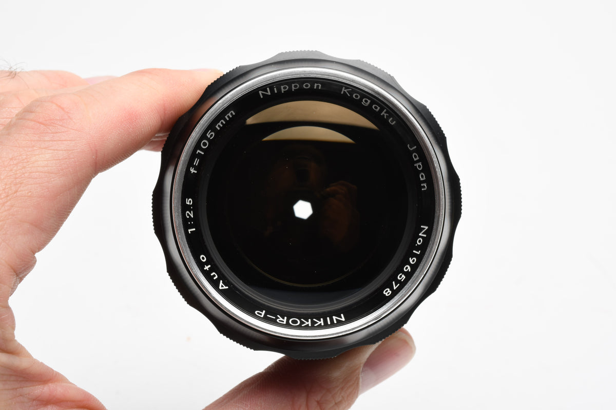 Nikon Nikkor-P Nippon Kogaku 105mm f2.5 Non-Ai Lens, Sharp!