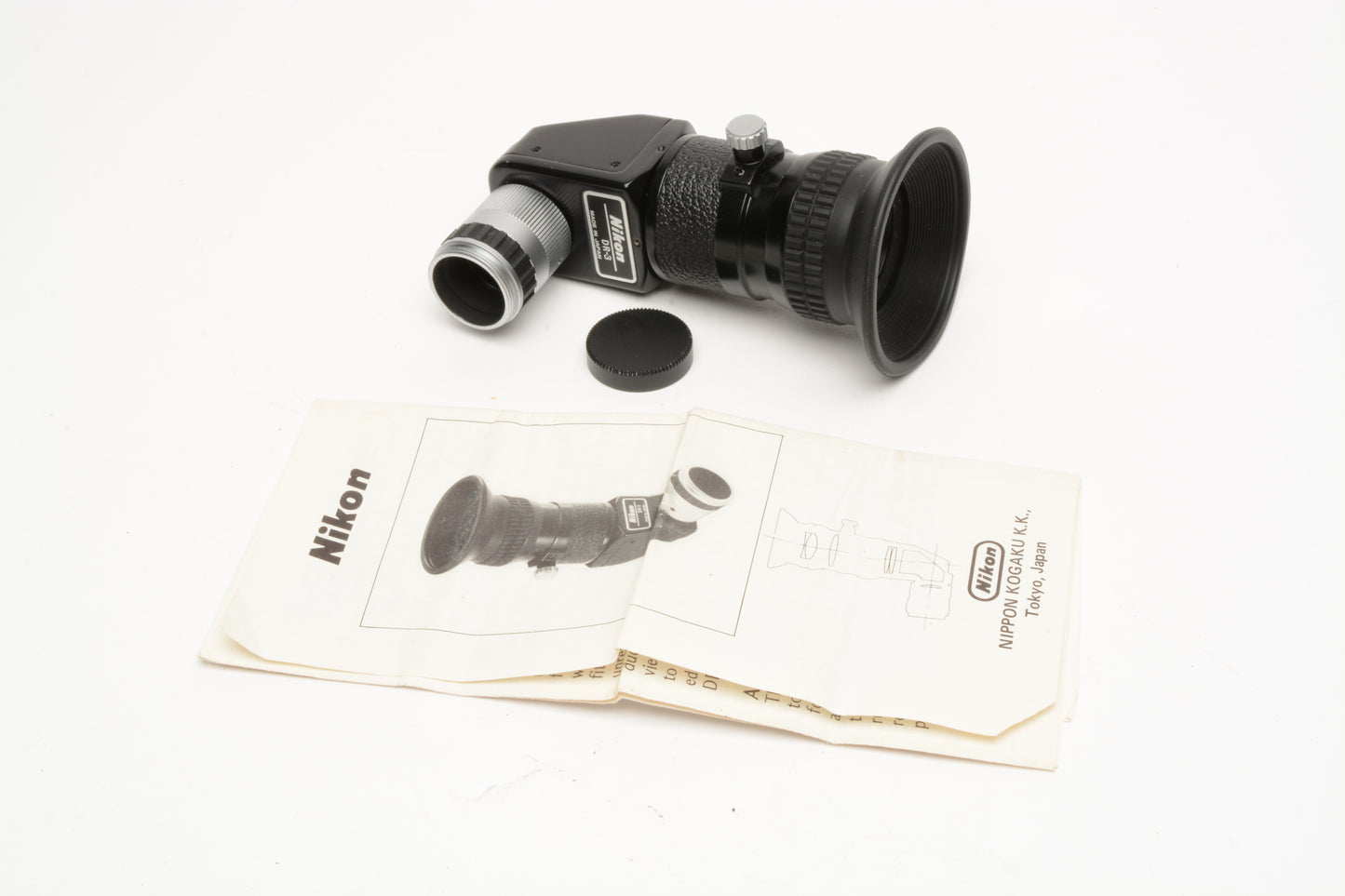 Nikon DR-3 Right Angle Viewing attachment w/cap, eyecup and instructions