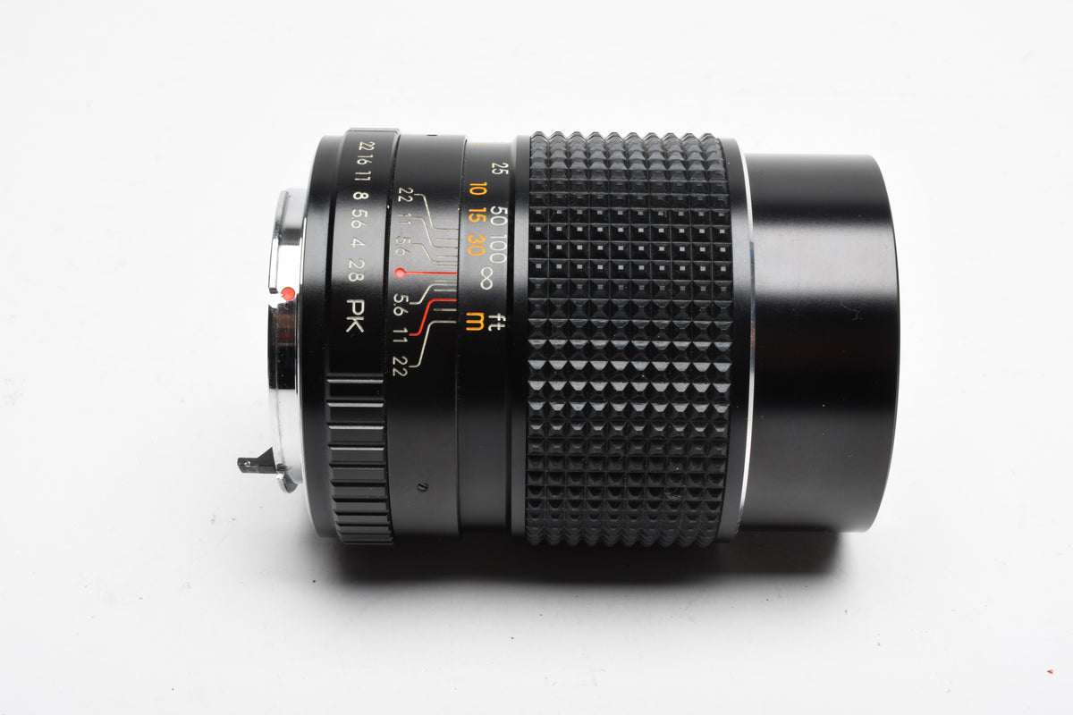 Sears MC 135mm f2.8 Portrait lens for Pentax PK Mount, Caps, Great