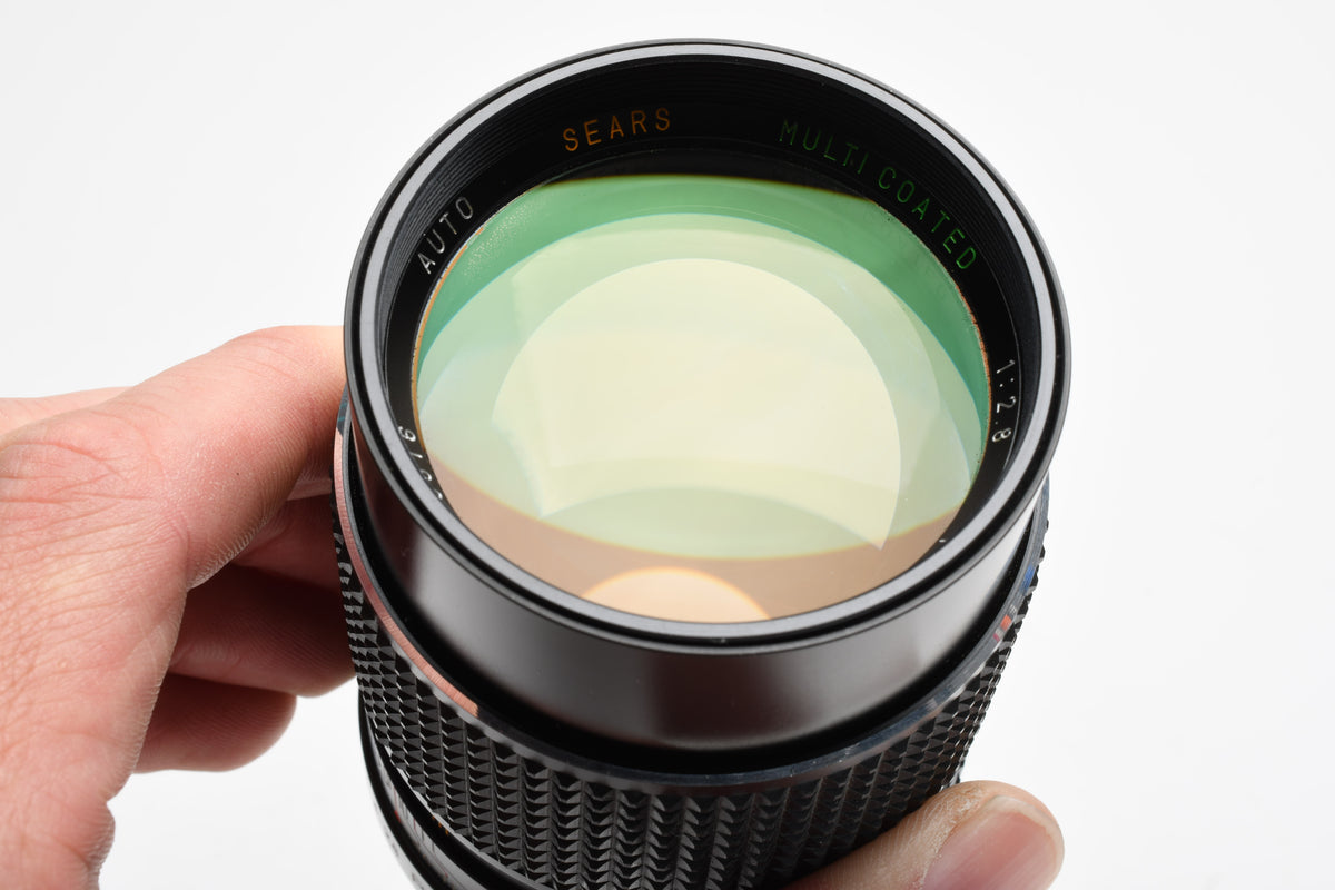 Sears MC 135mm f2.8 Portrait lens for Pentax PK Mount, Caps, Great