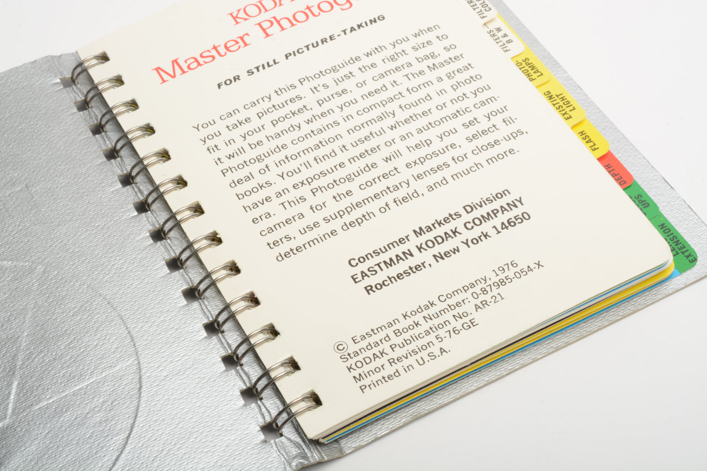 Kodak Pocket Master Photoguide AR-21 1976 - Very Clean #152-7761