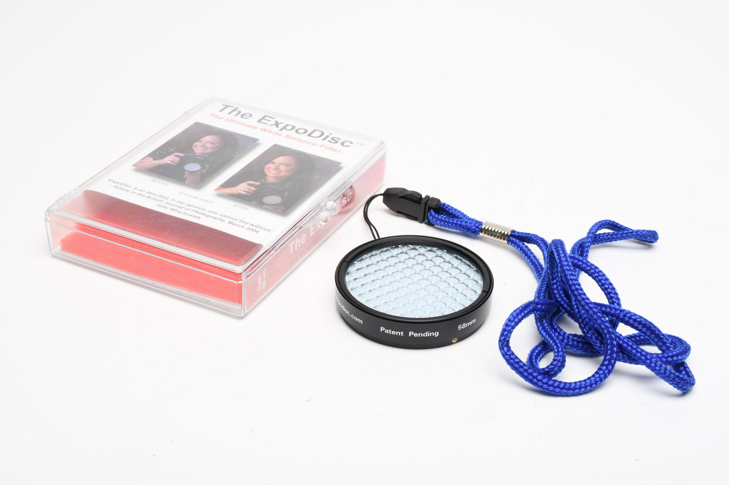 ExpoDisc 58mm white balancing filter, in Jewel case