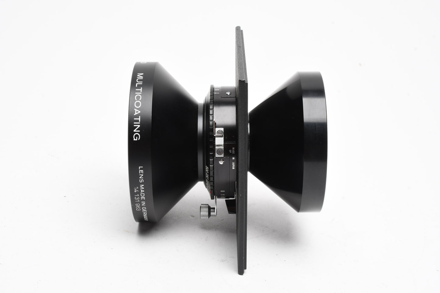 Schneider Kreuznach Super-Angulon 120mm F8 MC w/Copal 0, board, wrap, Mint-