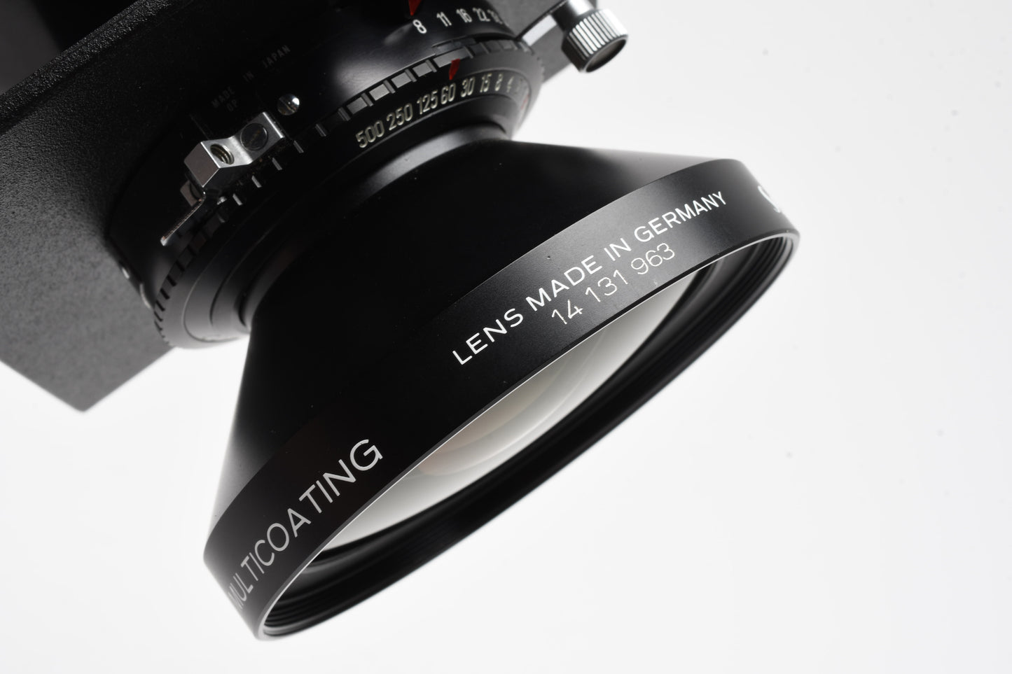 Schneider Kreuznach Super-Angulon 120mm F8 MC w/Copal 0, board, wrap, Mint-