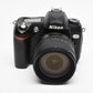 Nikon D70 DSLR w/18-70mm f3.5-4.5G ED VR bundle, Only 1660 Acts! + Case