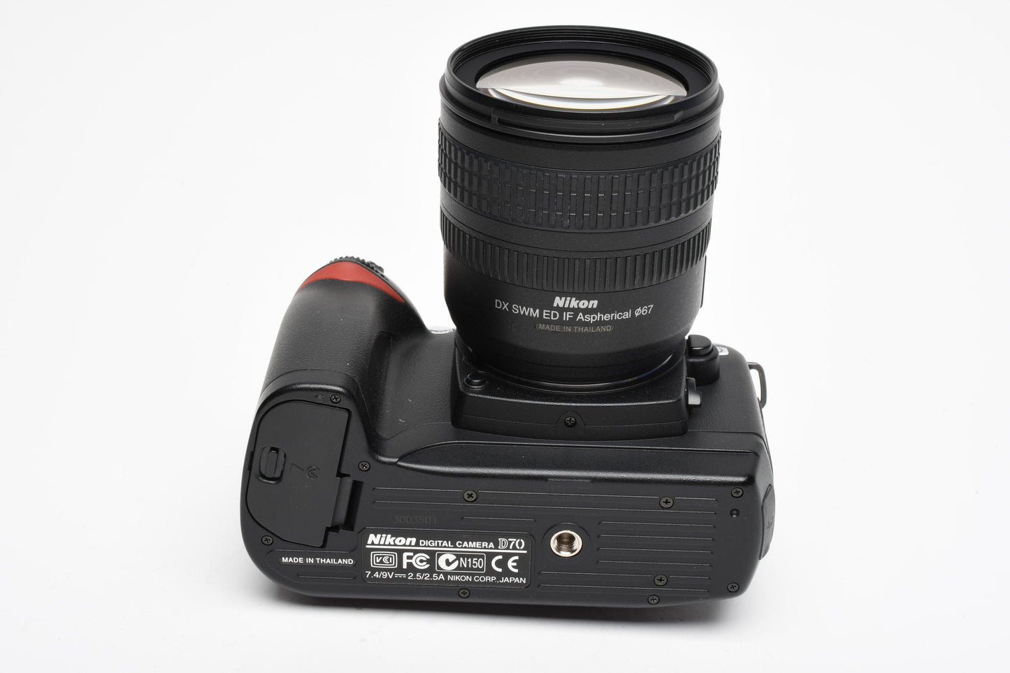 Nikon D70 DSLR w/18-70mm f3.5-4.5G ED VR bundle, Only 1660 Acts! + Case