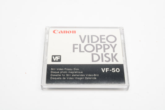 Canon VF-50 still video floppy disc (Canon RC-260), New