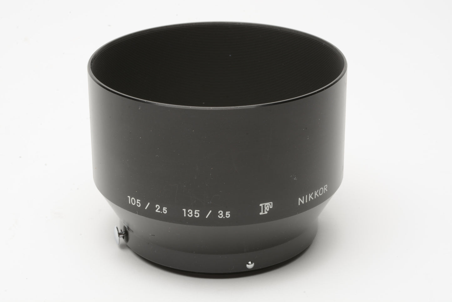 Nikon Metal Hood 105mm f2.5 135mm f3.5 lens, Nice & Clean