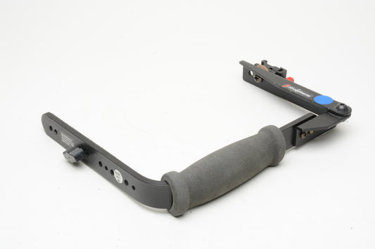 Stroboframe Quick flip 35mm camera flash bracket, Nice & Clean