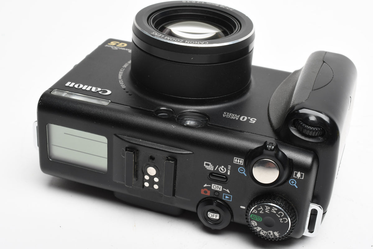 Canon PowerShot G5 5MP Digital Point&Shoot camera, Batt+Charger, lenses, remote, Great!