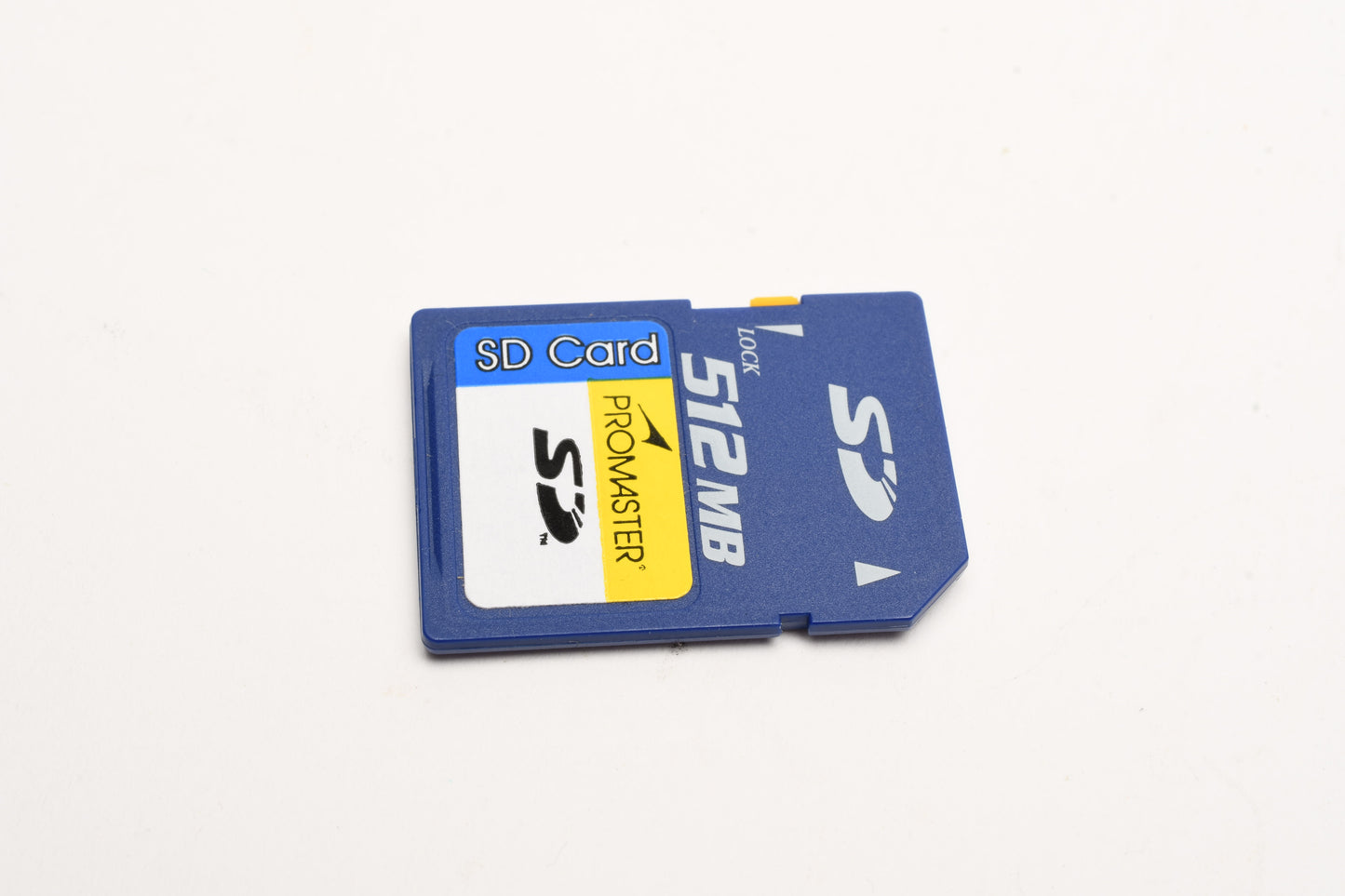 Promaster 512MB SD card, Formatted