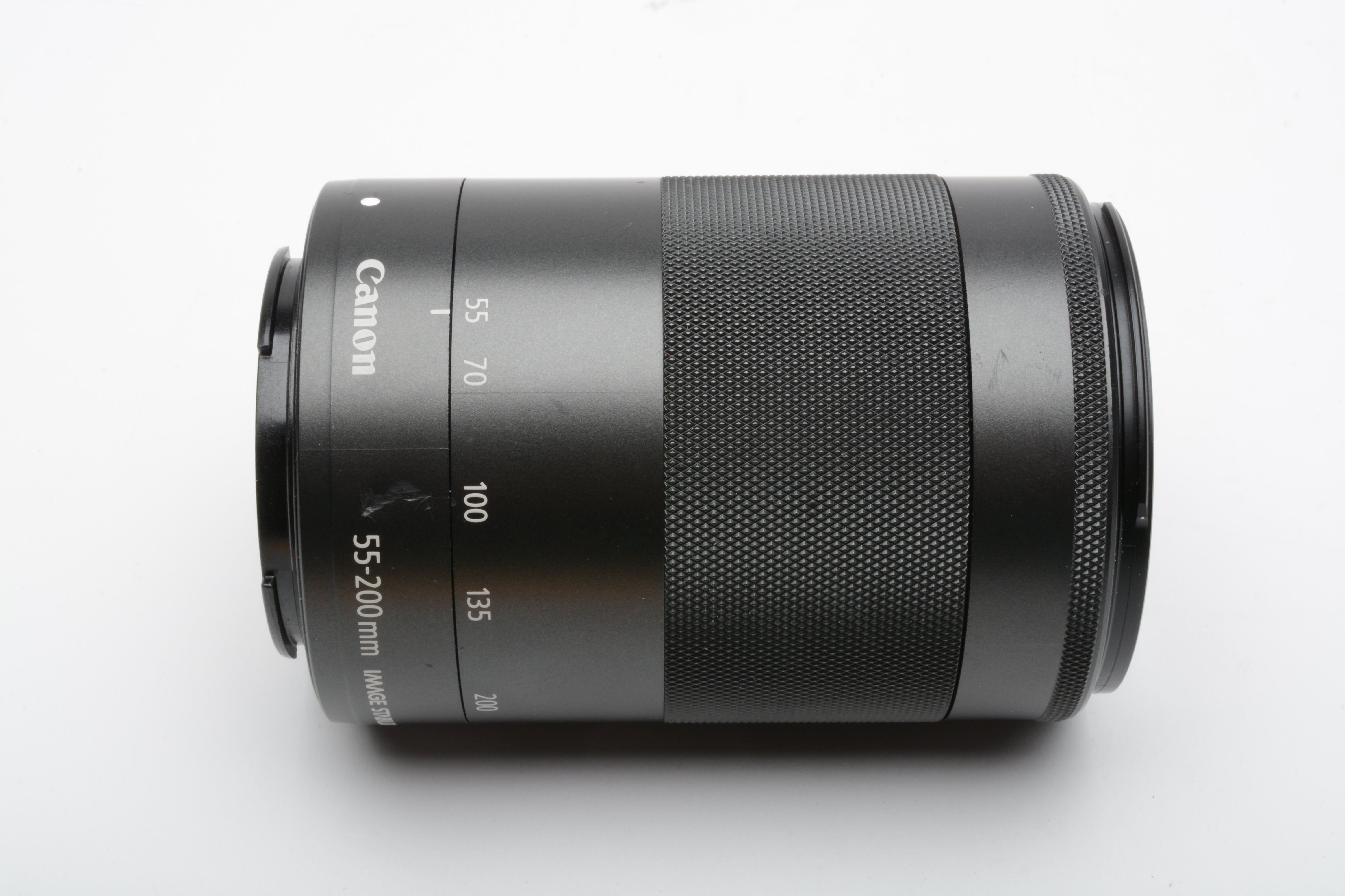 Canon EF-M 55-200mm f4.5-6.3 IS STM zoom lens, caps – RecycledPhoto