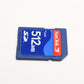 Sandisk 512MB SD card, Formatted