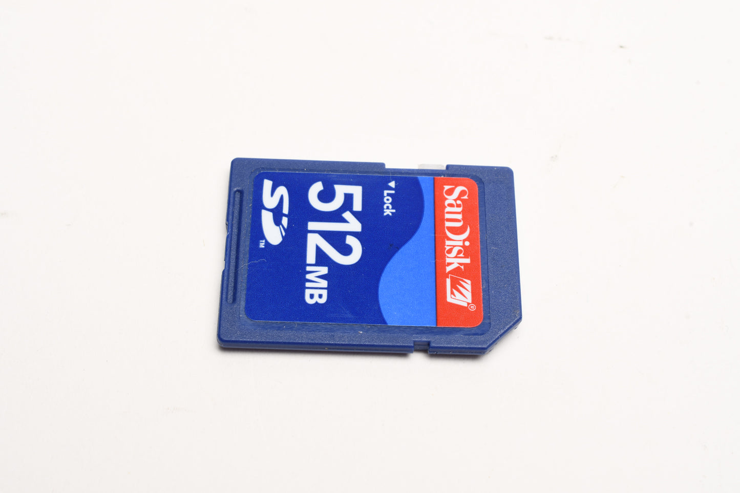Sandisk 512MB SD card, Formatted