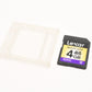 Lexar 4GB SDHC SD card (Class 4), Formatted