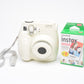 Fujifilm Instax Mini 7S Instant Film Camera (Cream) w/strap + 2Pack of film