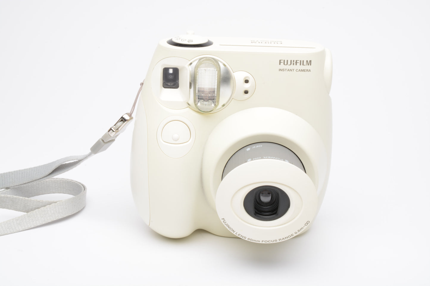 Fujifilm Instax Mini 7S Instant Film Camera (Cream) w/strap + 2Pack of film