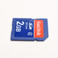 Sandisk 2GB SD card, Formatted (Class 2)