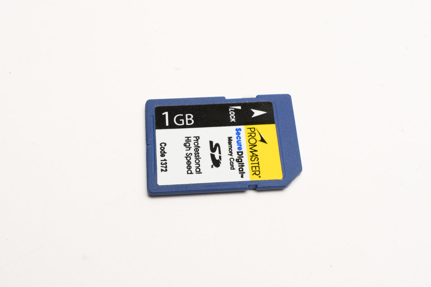 Promaster 1GB SD card, Formatted (Code 1372)