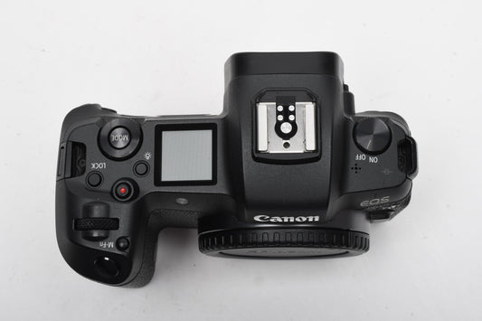 Canon EOS R Mirrorless body, batt, charger, strap, ≤4000K Acts, Mint-