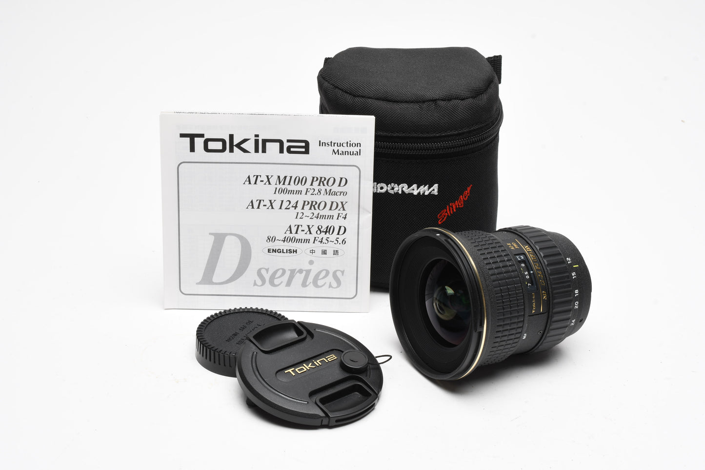 Tokina 12-24mm f4 AT-X Pro SD ID DX Aspherical lens for Nikon, Mint- + Case