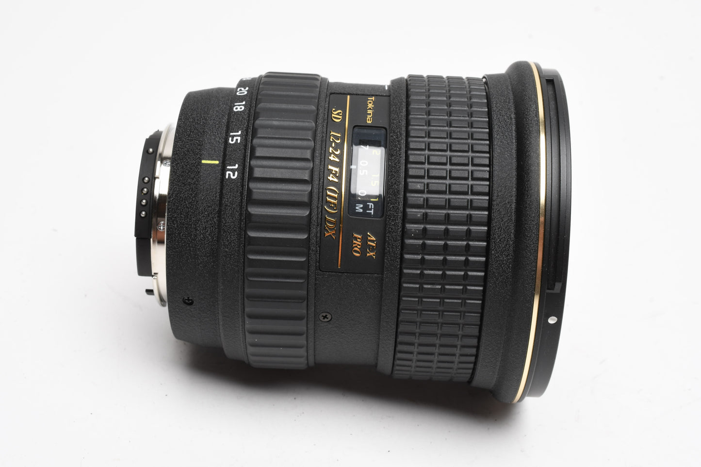 Tokina 12-24mm f4 AT-X Pro SD ID DX Aspherical lens for Nikon, Mint- + Case