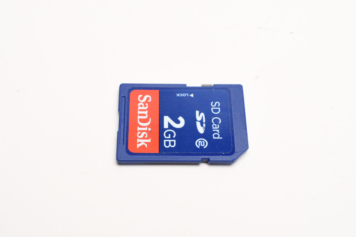 Sandisk 2GB SD card, Formatted (Class 2)
