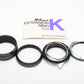 Nikon Model K Extension Tube Ring Set w/K1 K2 K3 K4 K5 w/manual, clean