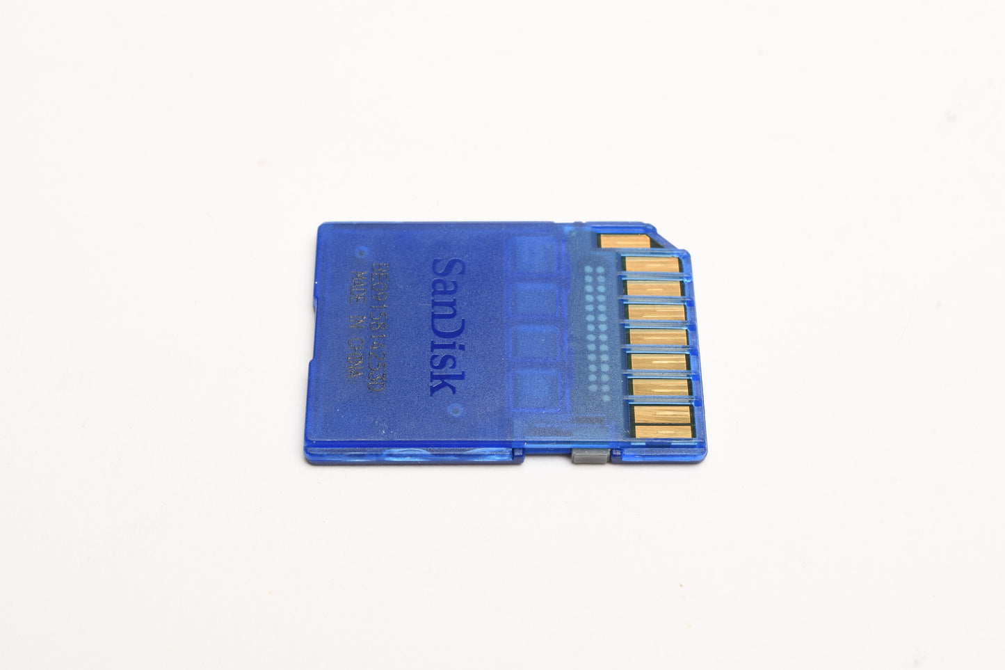Sandisk 2GB SD card, Formatted (Class 2)