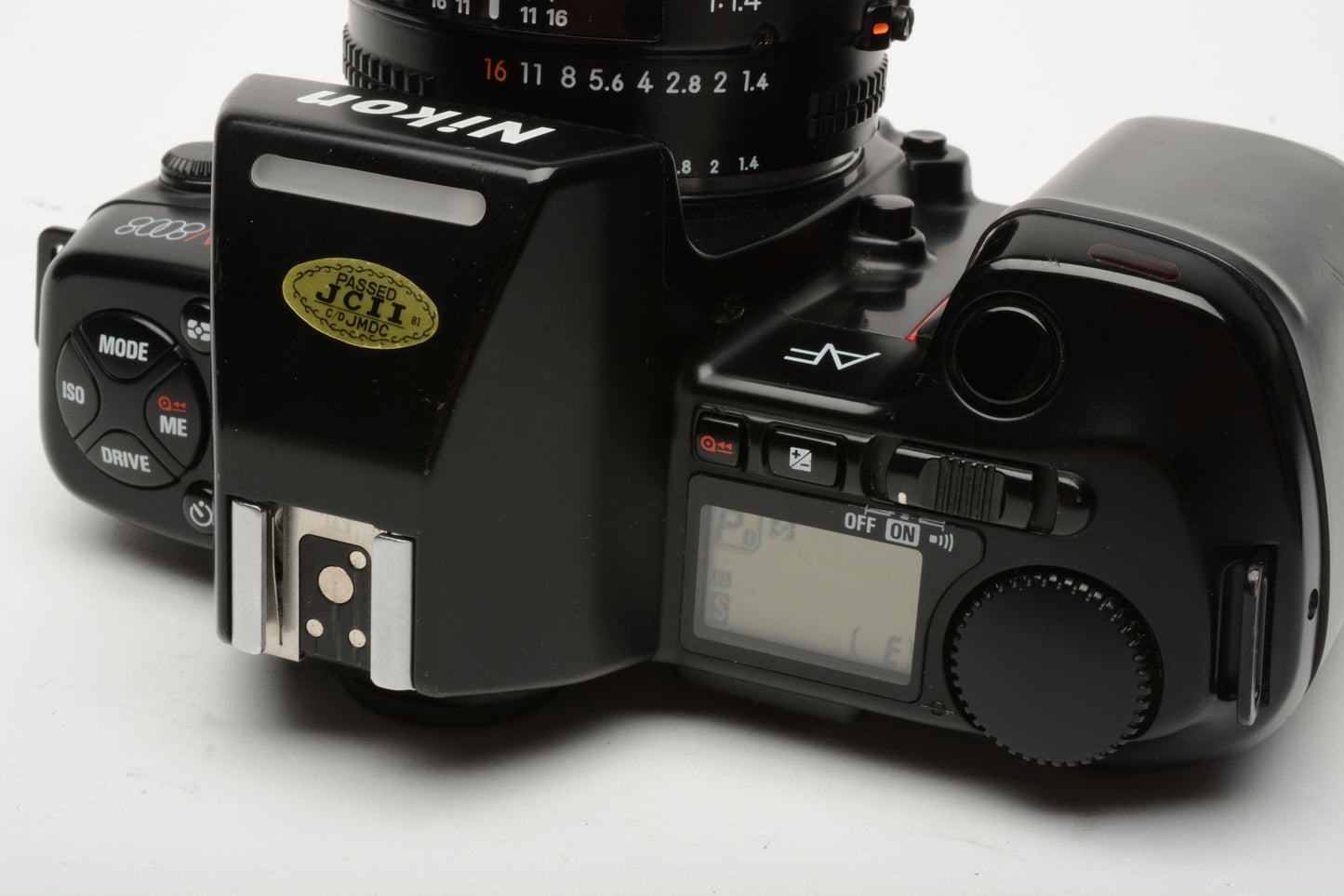 Nikon N8008 35mm SLR w/Nikon AF Nikkor 50mm f1.4 lens, Very clean, +manual