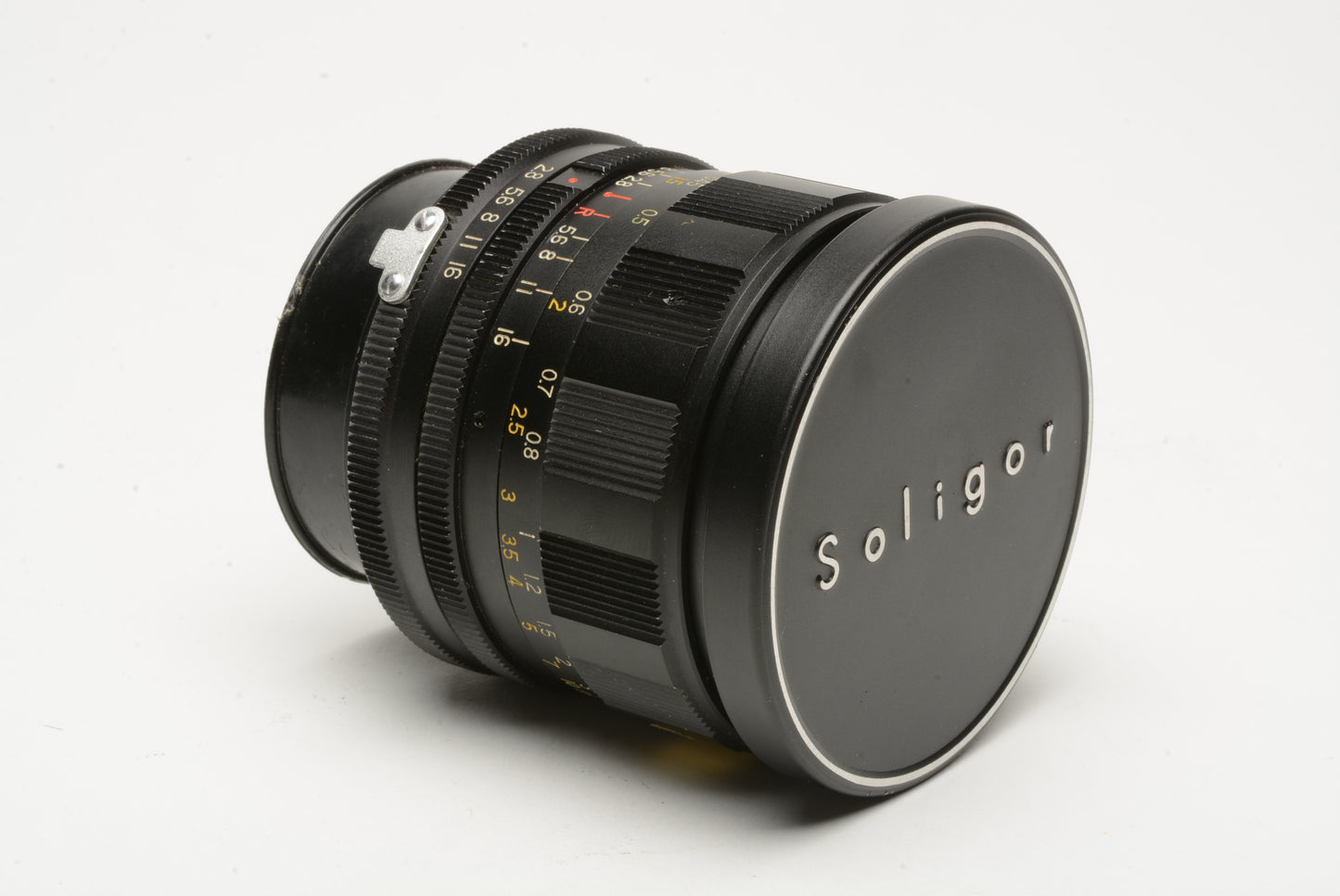 Soligor 28mm f2.8 Minolta MD mount, case, caps, nice & clean