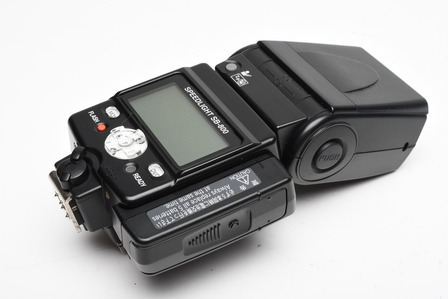 Nikon SB-800 Speedlight flash w/diffuser, extra chamber, Tested, clean