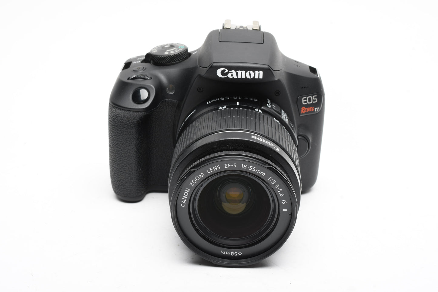 Canon Rebel T7 DSLR w/18-55mm f3.5-5.6 IS II w/Case, 11K Acts