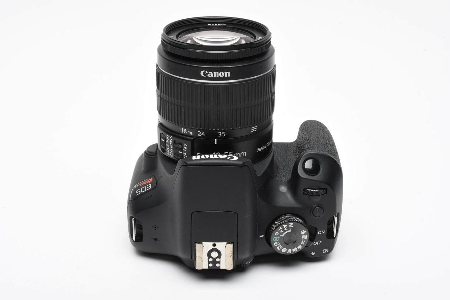 Canon Rebel T7 DSLR w/18-55mm f3.5-5.6 IS II w/Case, 11K Acts