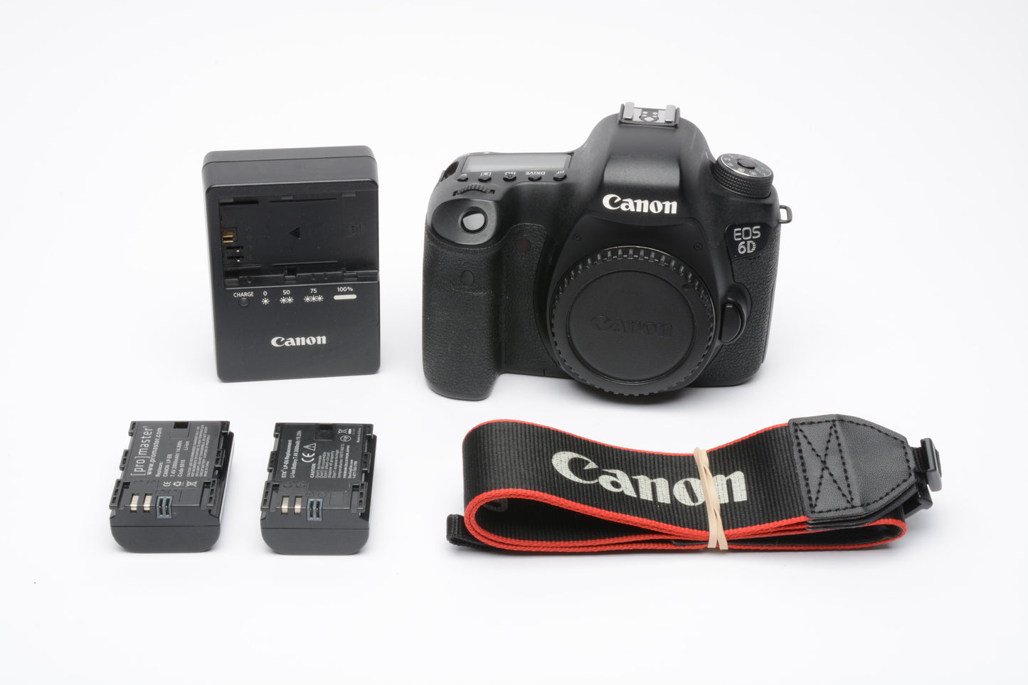 Canon EOS 6D DSLR 20.2MP w/2 batts, charger, 38K Acts, tested, works great!