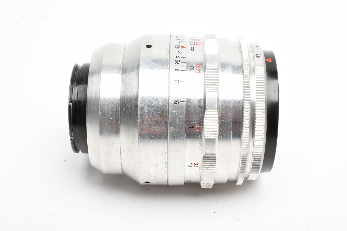 Carl Zeiss Jena Tessar 80mm F2.8 Lens Exakta Mount, Clear & Sharp!