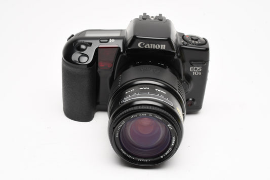 Canon EOS 10S 35mm SLR w/Sigma AF 35-135mm zoom lens, strap, Tested