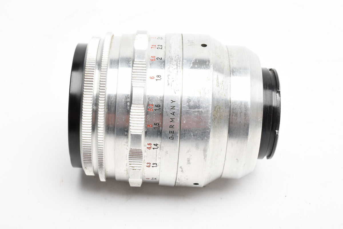 Carl Zeiss Jena Tessar 80mm F2.8 Lens Exakta Mount, Clear & Sharp!